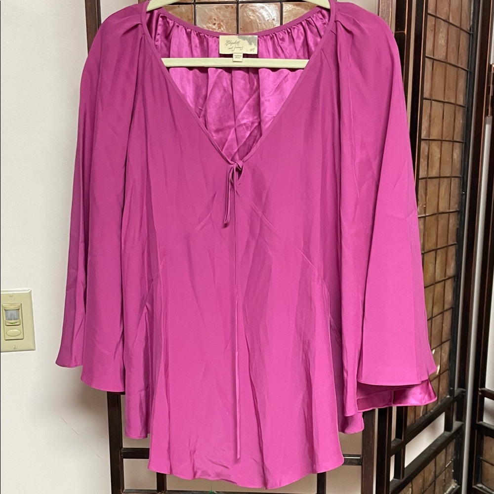 TEXTILE Elizabeth and James Magenta Blouse